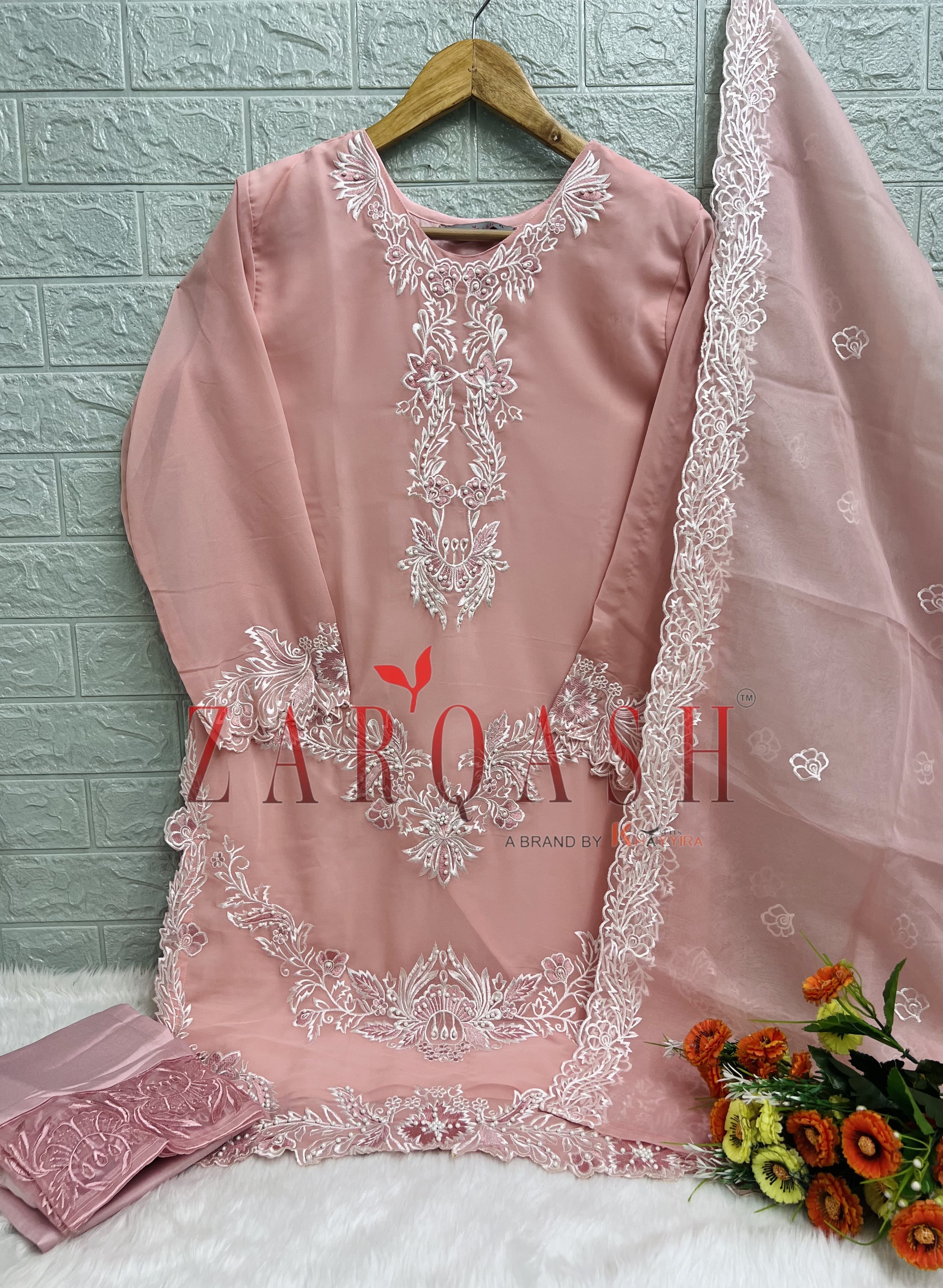 ZARQASH Z 163 D TO F READYMADE SALWAR SUITS