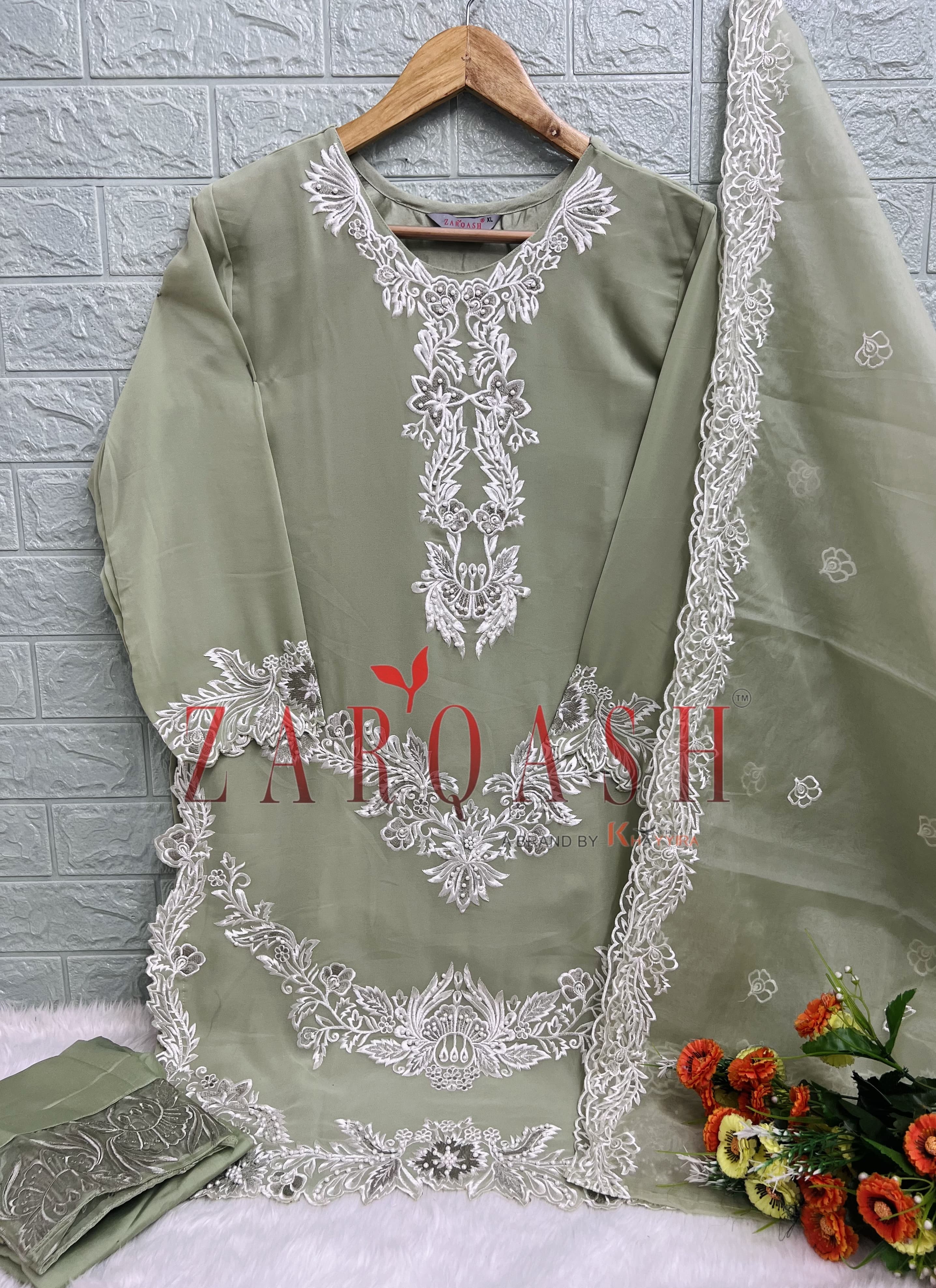 ZARQASH Z 163 D TO F READYMADE SALWAR SUITS