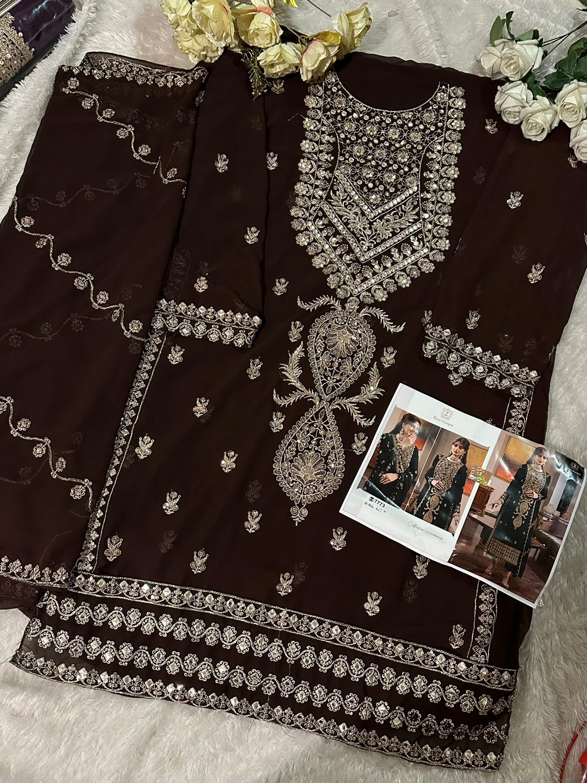 ZIAAZ DESIGNS 420 B SALWAR SUITS WHOLESALE