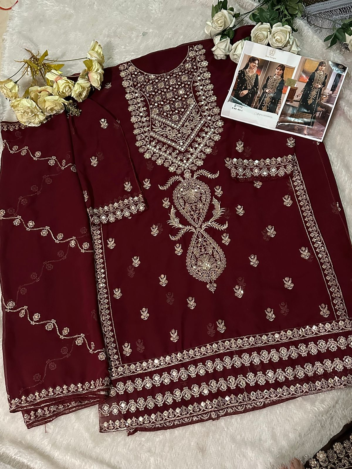 ZIAAZ DESIGNS 420 C SALWAR SUITS WHOLESALE