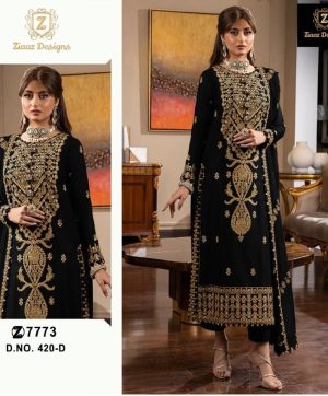 ZIAAZ DESIGNS 420 D SALWAR SUITS WHOLESALE