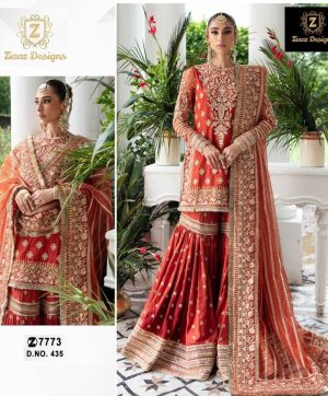 ZIAAZ DESIGNS 435 PAKISTANI SALWAR SUITS