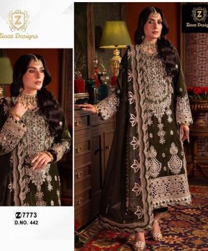 ZIAAZ DESIGNS 442 PAKISTANI SUITS WHOLESALE