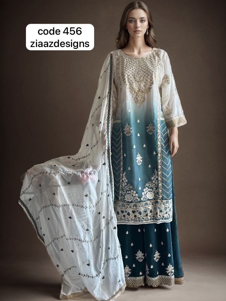 ZIAAZ DESIGNS 456 PAKISTANI SUITS WHOLESALE