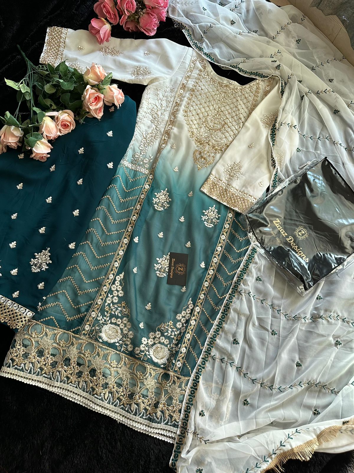 ZIAAZ DESIGNS 456 PAKISTANI SUITS WHOLESALE