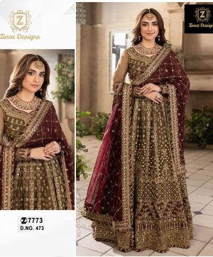 ZIAAZ DESIGNS 473 SALWAR SUITS WHOLESALE