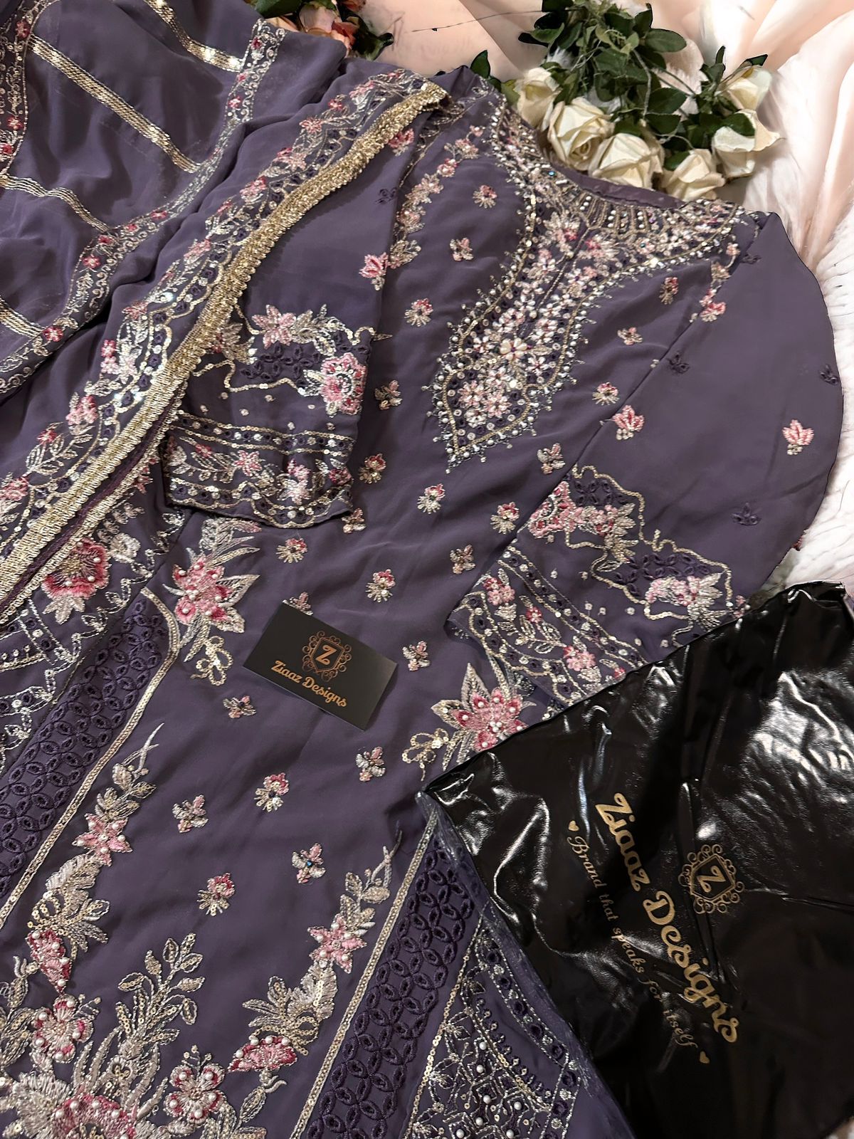 ZIAAZ DESIGNS 489 B PAKISTANI SUITS IN INDIA