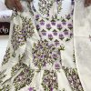 AKSHAR DESIGNER AD LAVENDER ANAR PRINT KURTA