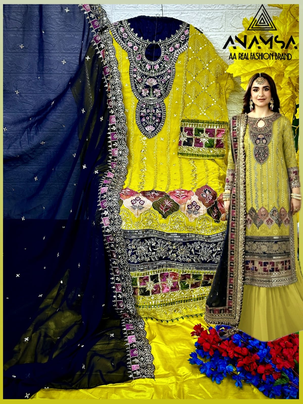 ANAMSA 429 B SALWAR SUITS WHOLESALE