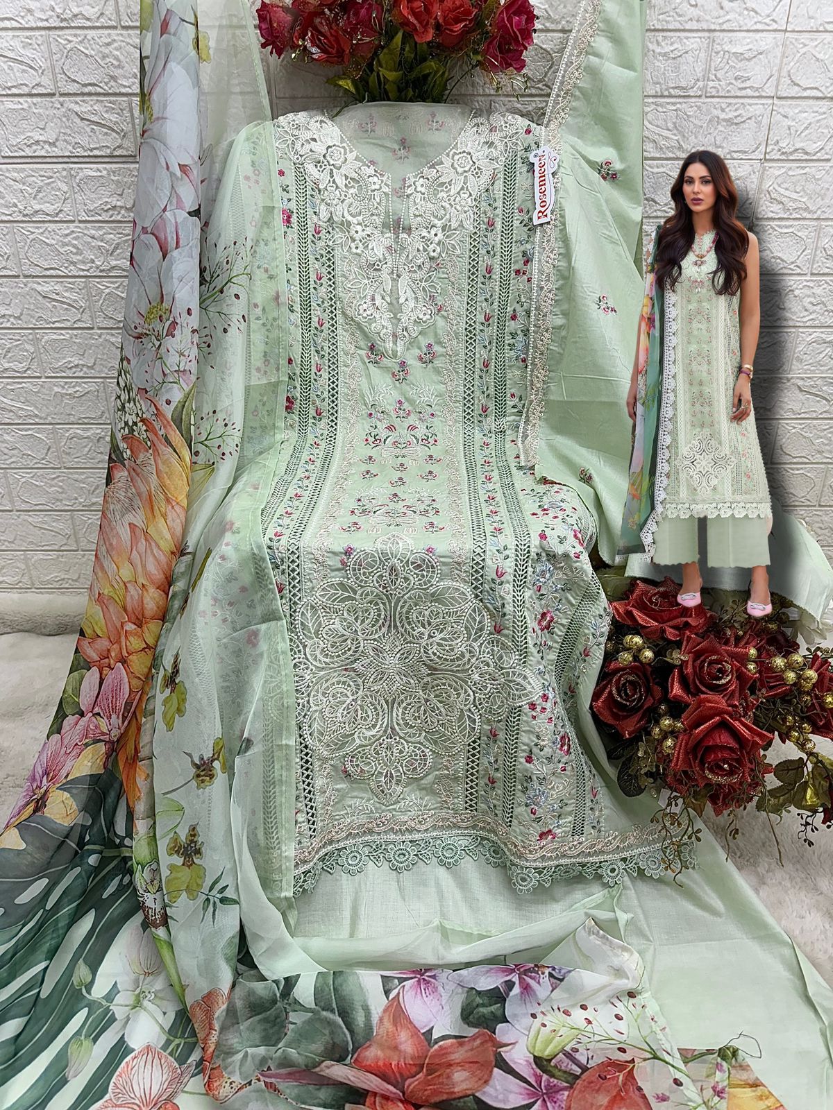 FEPIC C 1812 ROSEMEEN PAKISTANI SUITS