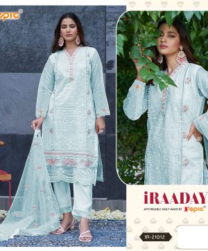 FEPIC IR 21012 IRAADAY PAKISTANI SUITS IN INDIA
