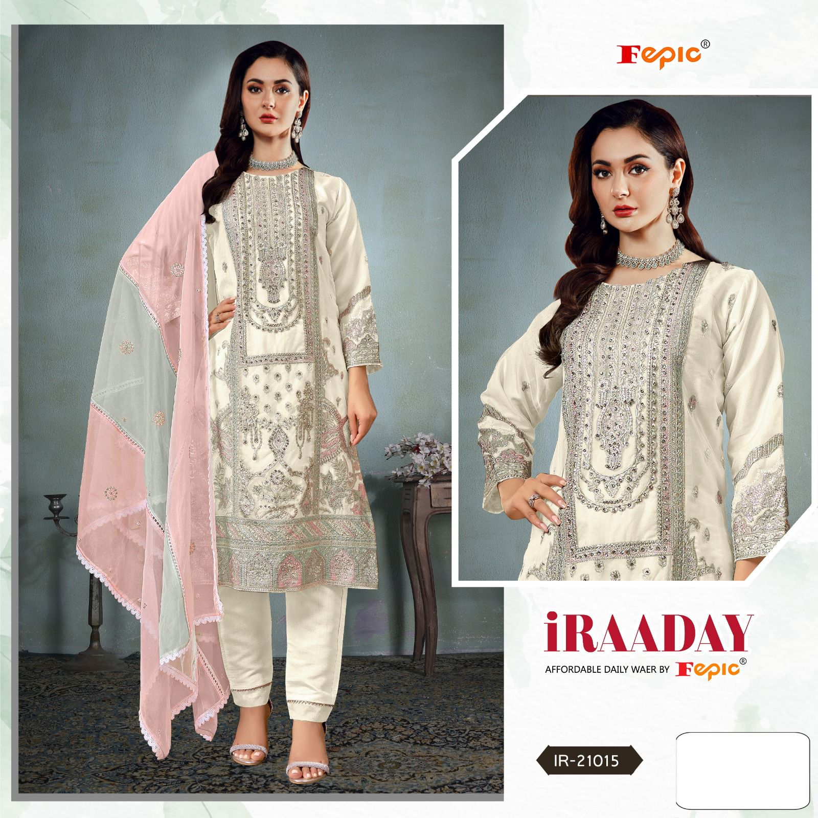 FEPIC IR 21015 IRAADAY PAKISTANI SUITS IN INDIA