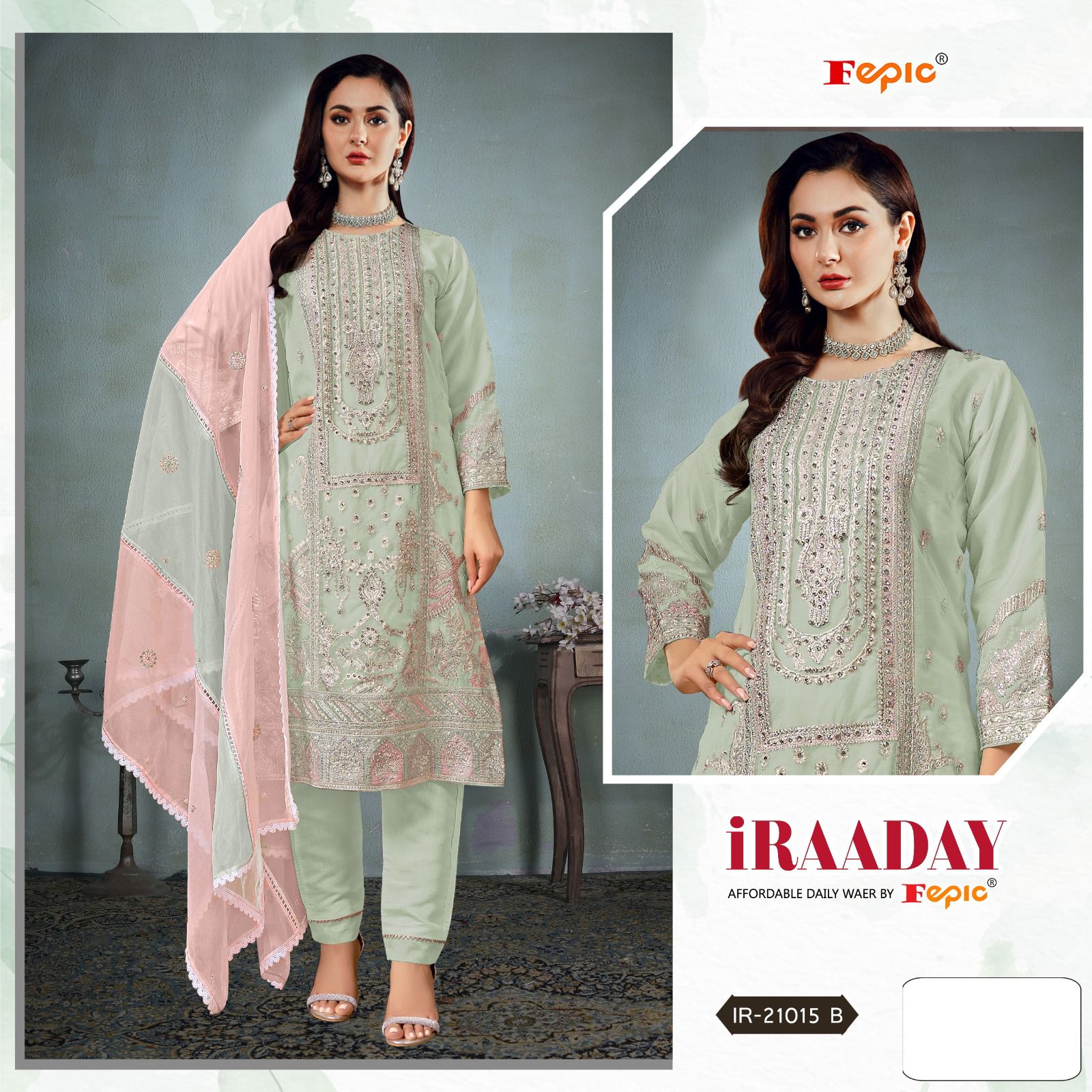 FEPIC IR 21015 IRAADAY PAKISTANI SUITS IN INDIA