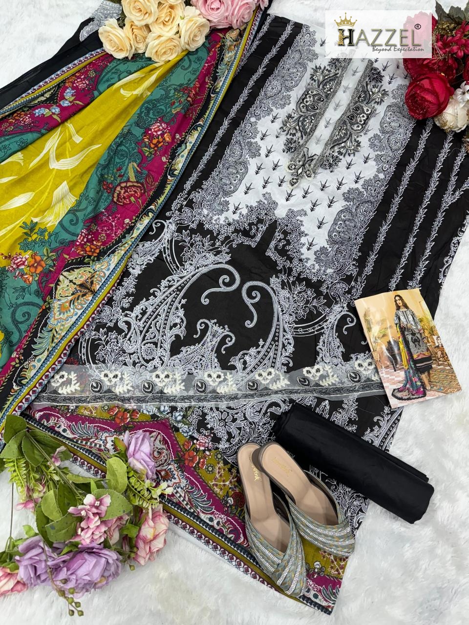 HAZZEL 092 PAKISTANI COTTON SUITS IN INDIA