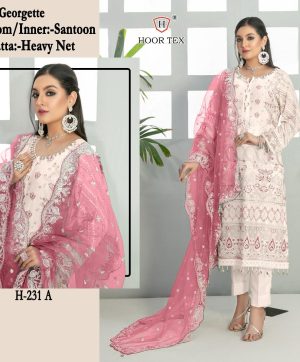 HOOR TEX H 231 A PAKISTANI SUITS IN INDIA
