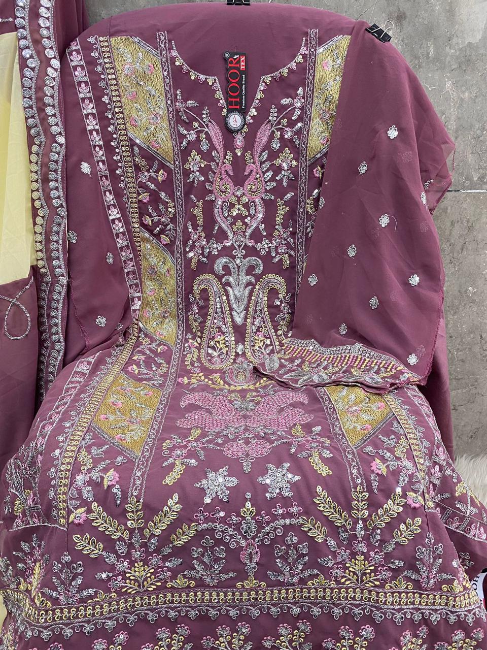 HOOR TEX H 251 PAKISTANI SUITS WHOLESALE