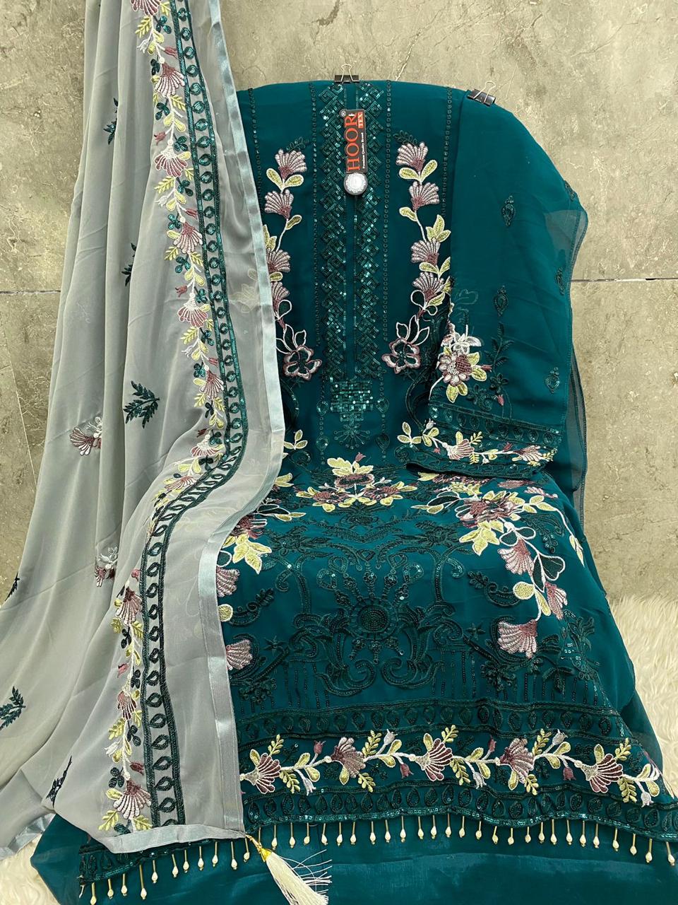 HOOR TEX H 252 A PAKISTANI SUITS IN INDIA