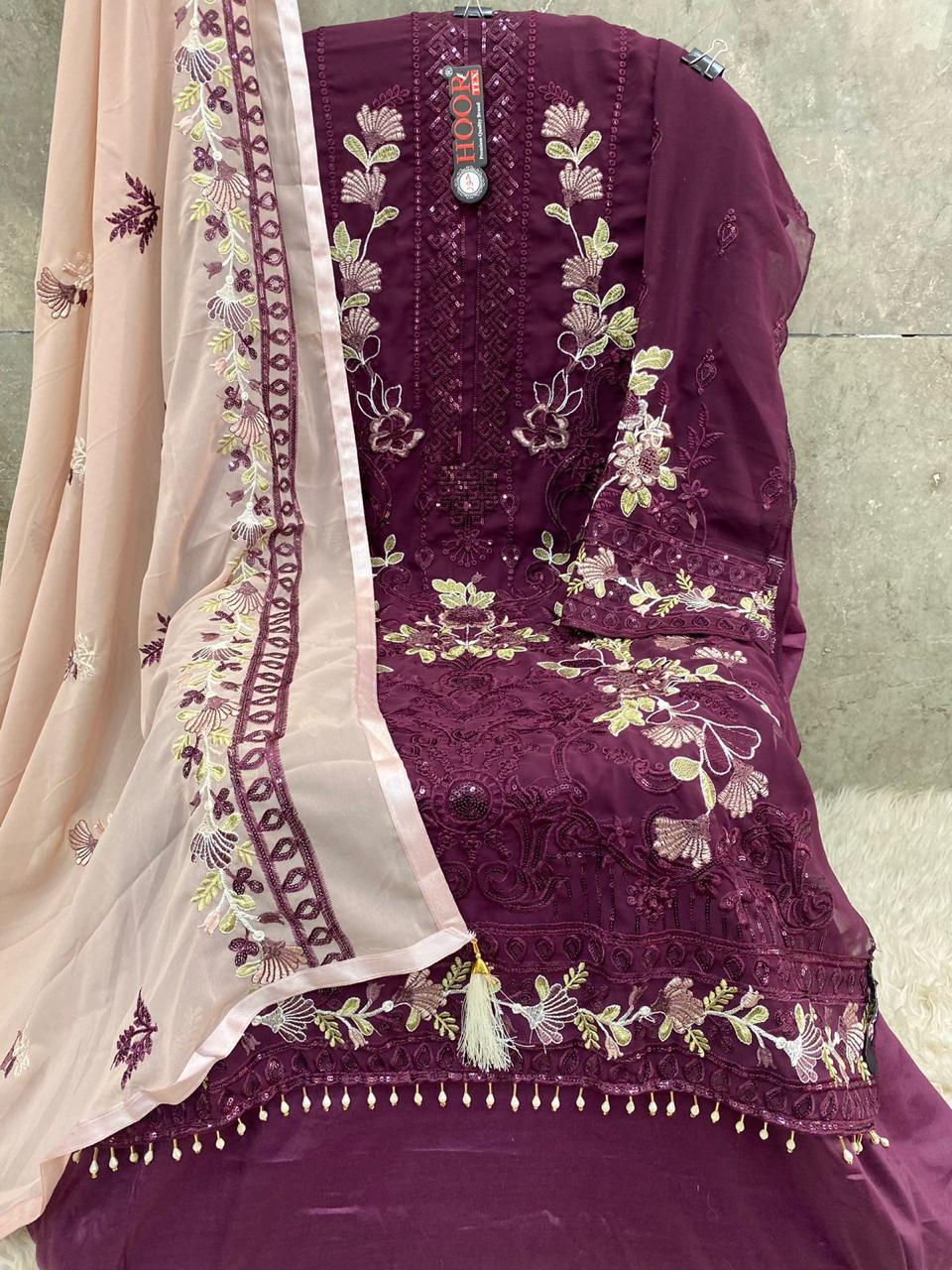 HOOR TEX H 252 B PAKISTANI SUITS IN INDIA