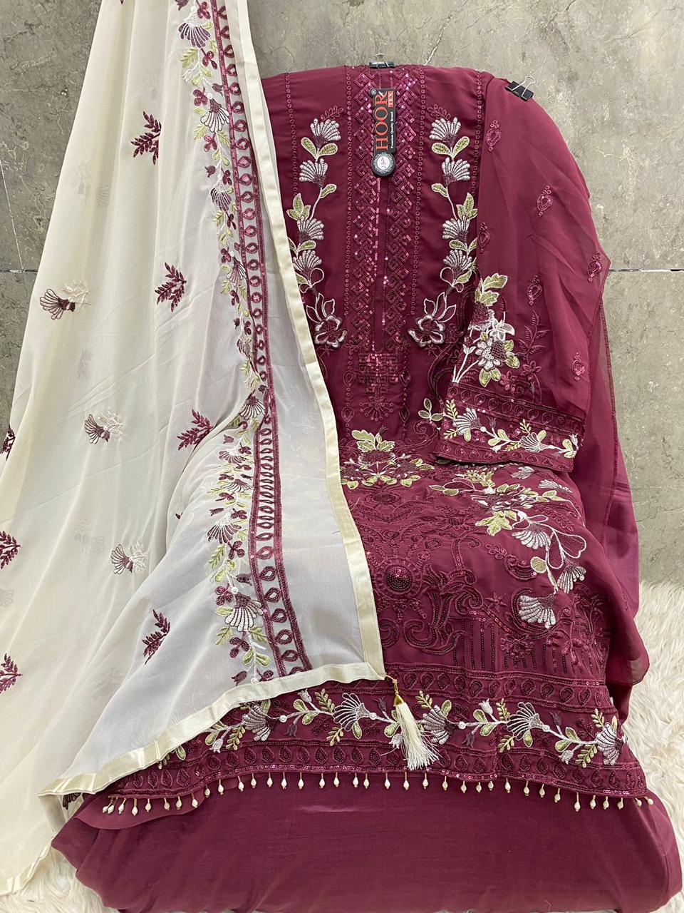 HOOR TEX H 252 D PAKISTANI SUITS IN INDIA