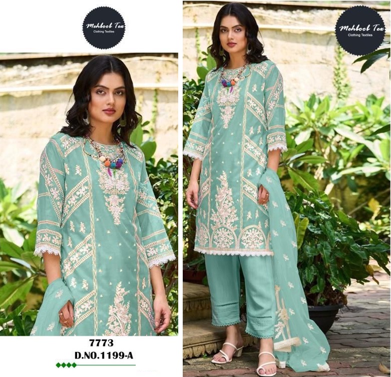 MEHBOOB TEX 1199 A PAKISTANI SUITS IN INDIA