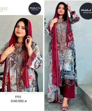 MEHBOOB TEX 1252 A PAKISTANI COTTON SUITS