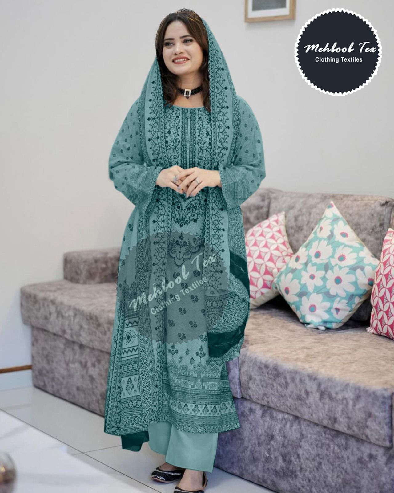 MEHBOOB TEX 1336 C READYMADE COTTON SUITS