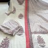 MURTI TRENDS MT PINK AND WHITE AFGHANI SUITS