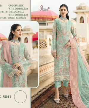 SHREE FABS K 5041 PAKISTANI SUITS IN INDIA