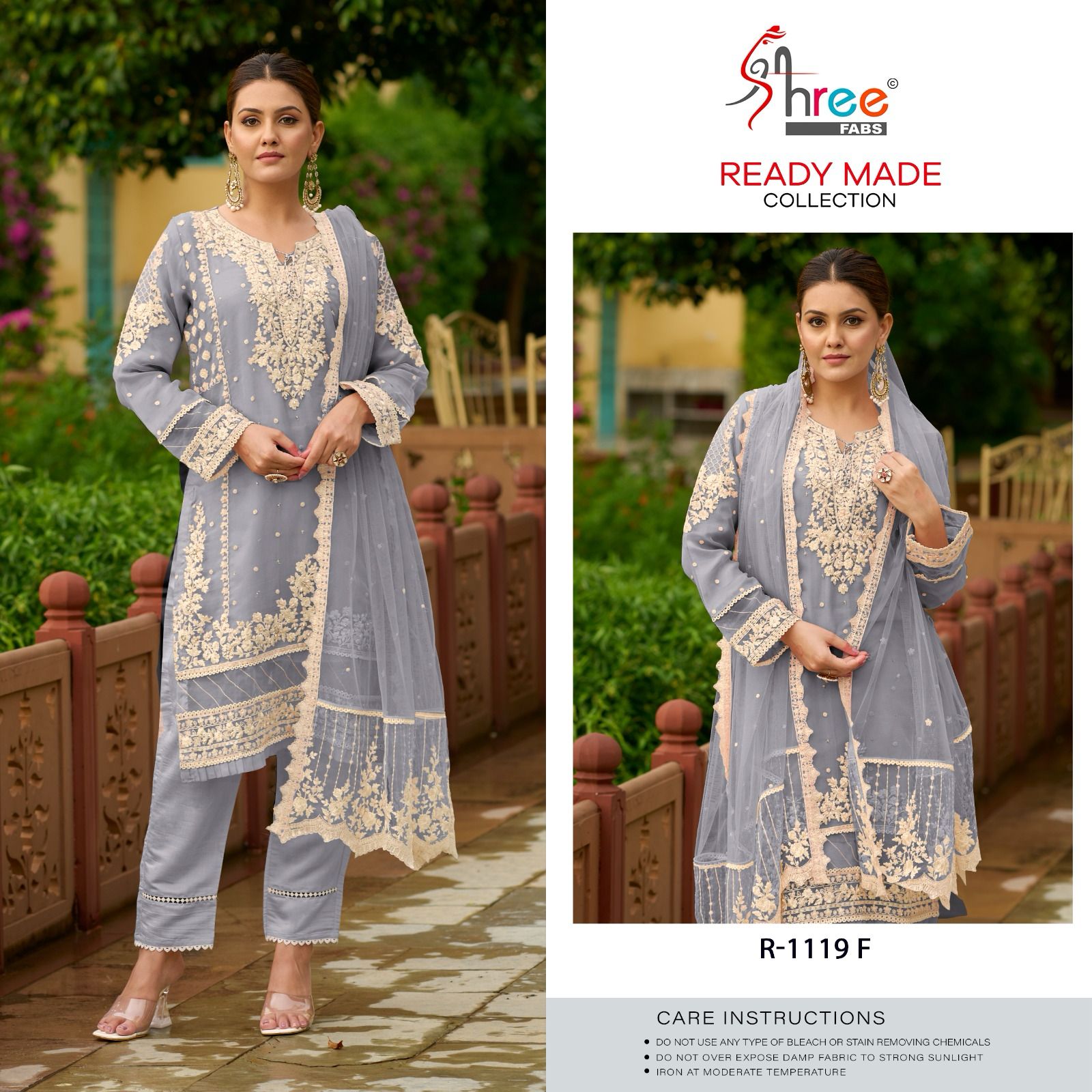 SHREE FABS R 1119 F READYMADE PAKISTANI SUITS