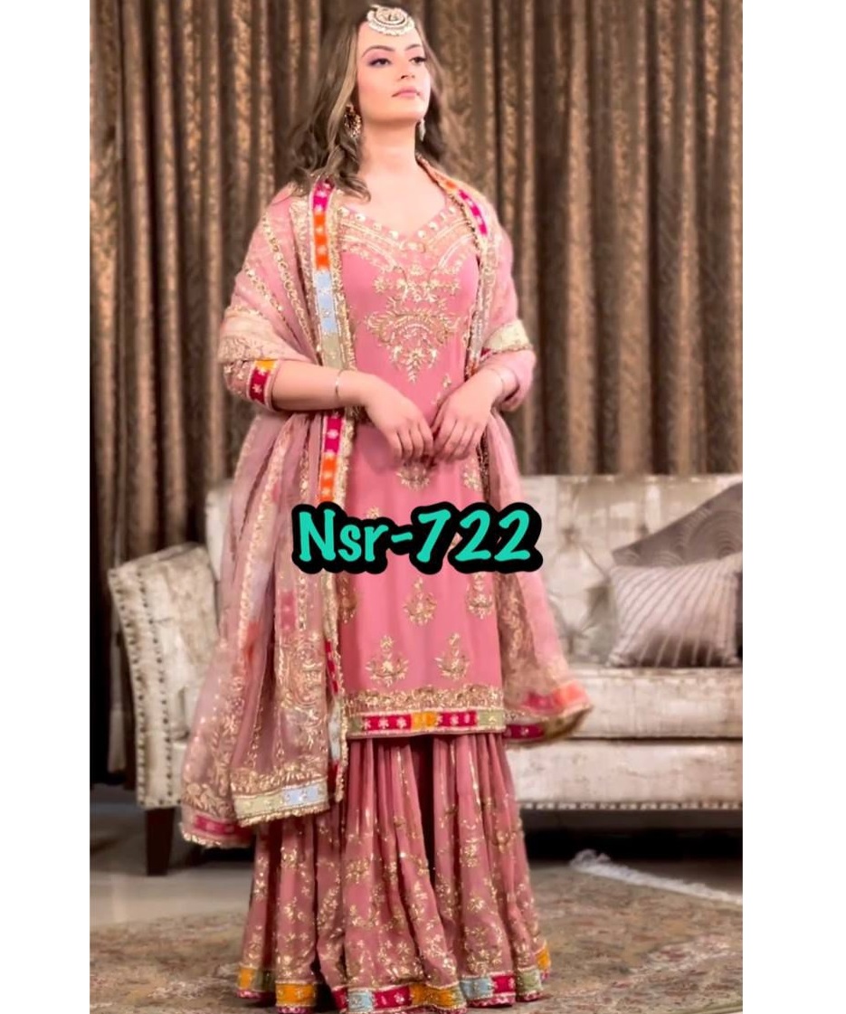 SHREE HARI NSR 722 DESIGNER TOP PLAZZO