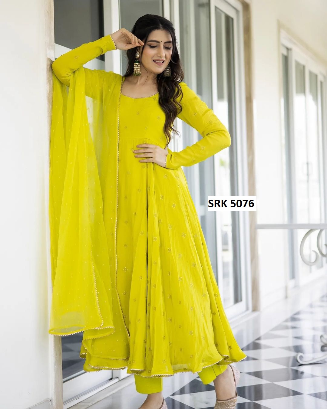 SHREE HARI SRK 5076 A DESIGNER GOWN WHOLESALE