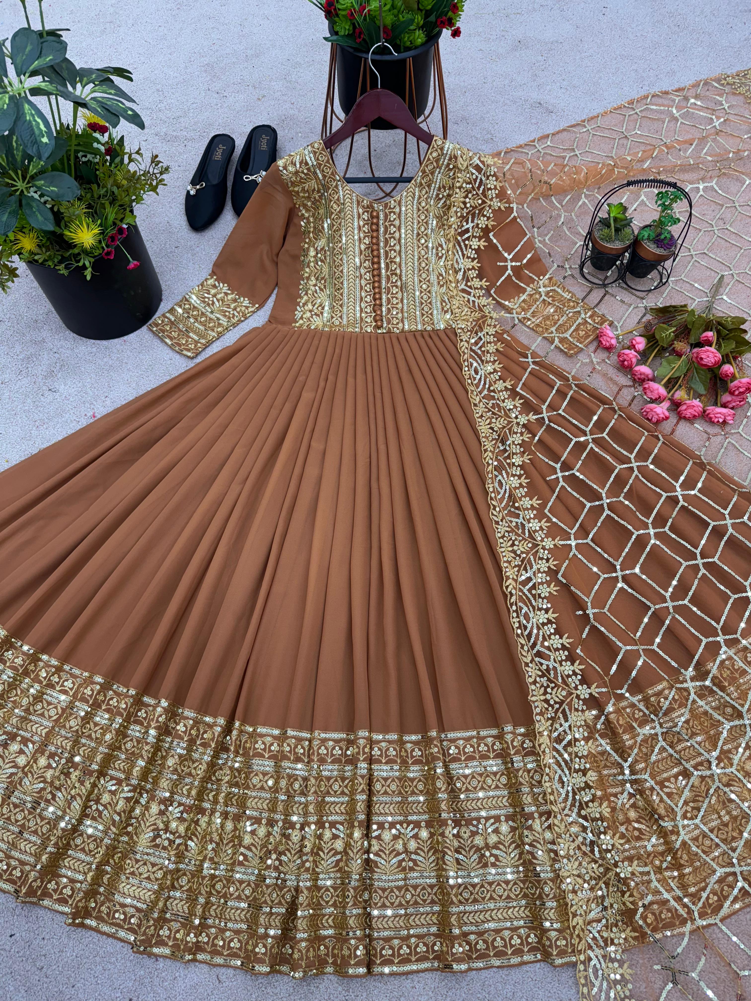 SHREE HARI ZSR 3059 B DESIGNER GOWN WHOLESALE