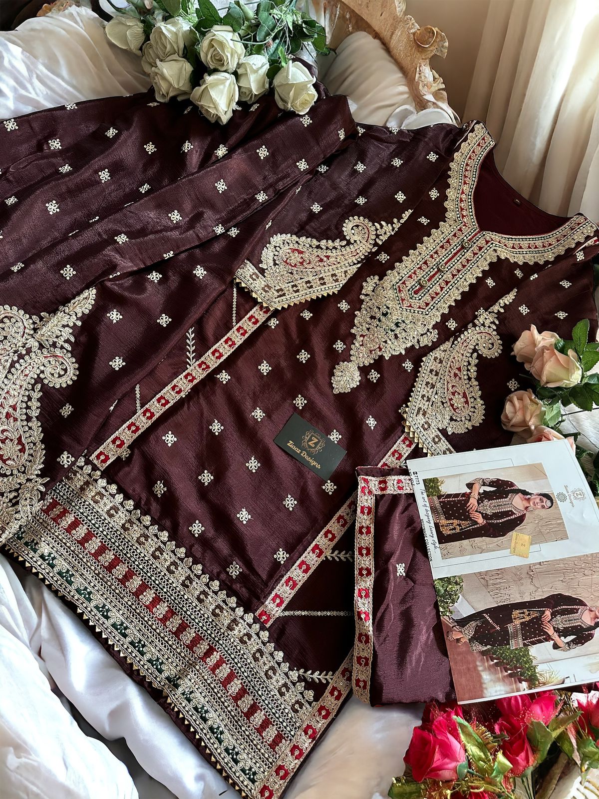 ZIAAZ DESIGNS 453 E READYMADE SALWAR SUITS