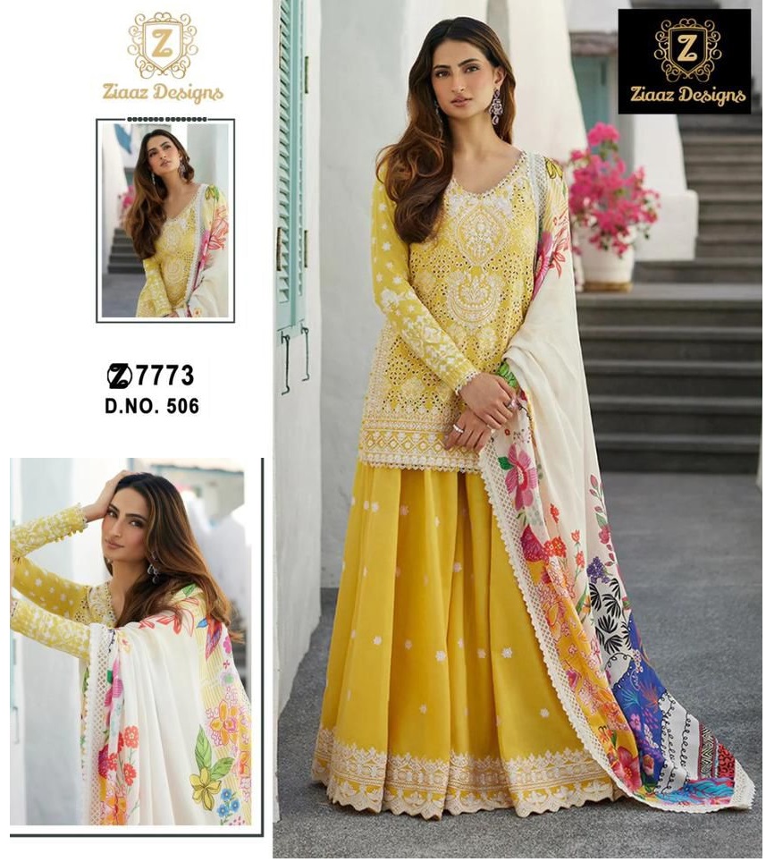 ZIAAZ DESIGNS 506 PAKISTANI SALWAR SUITS