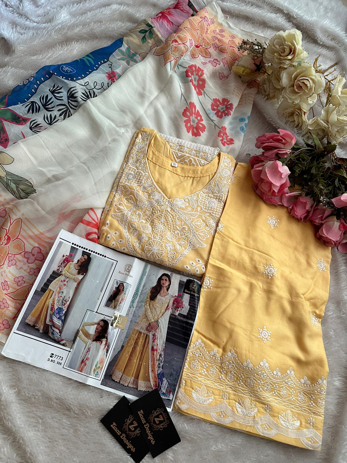 ZIAAZ DESIGNS 506 PAKISTANI SALWAR SUITS