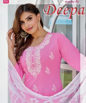 AANCHI DEEPA READYMADE RAYON KURTIS CATALOGUE WHOLESALER IN SURAT