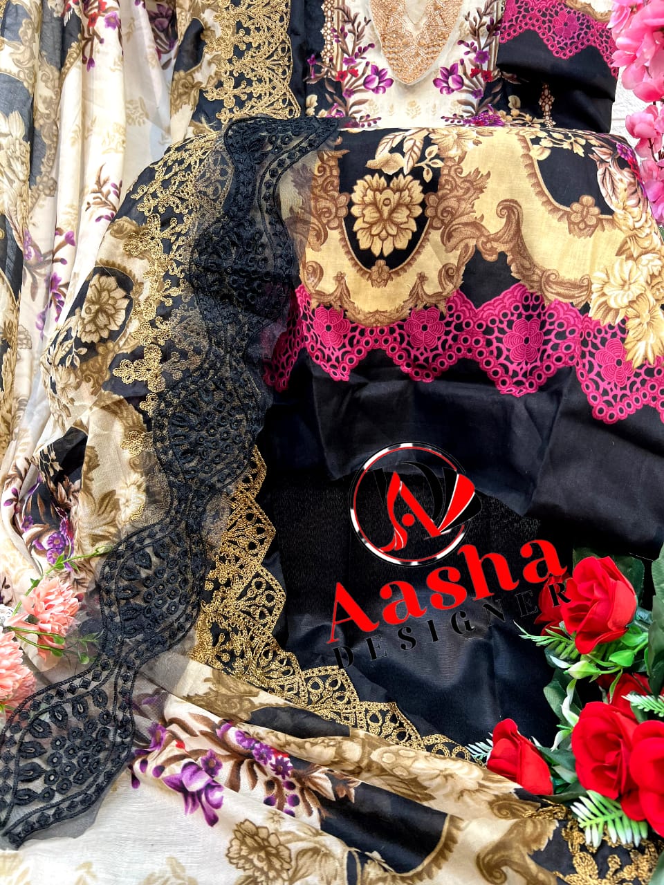 AASHA DESIGNER 1047 PAKISTANI SUITS IN INDIA