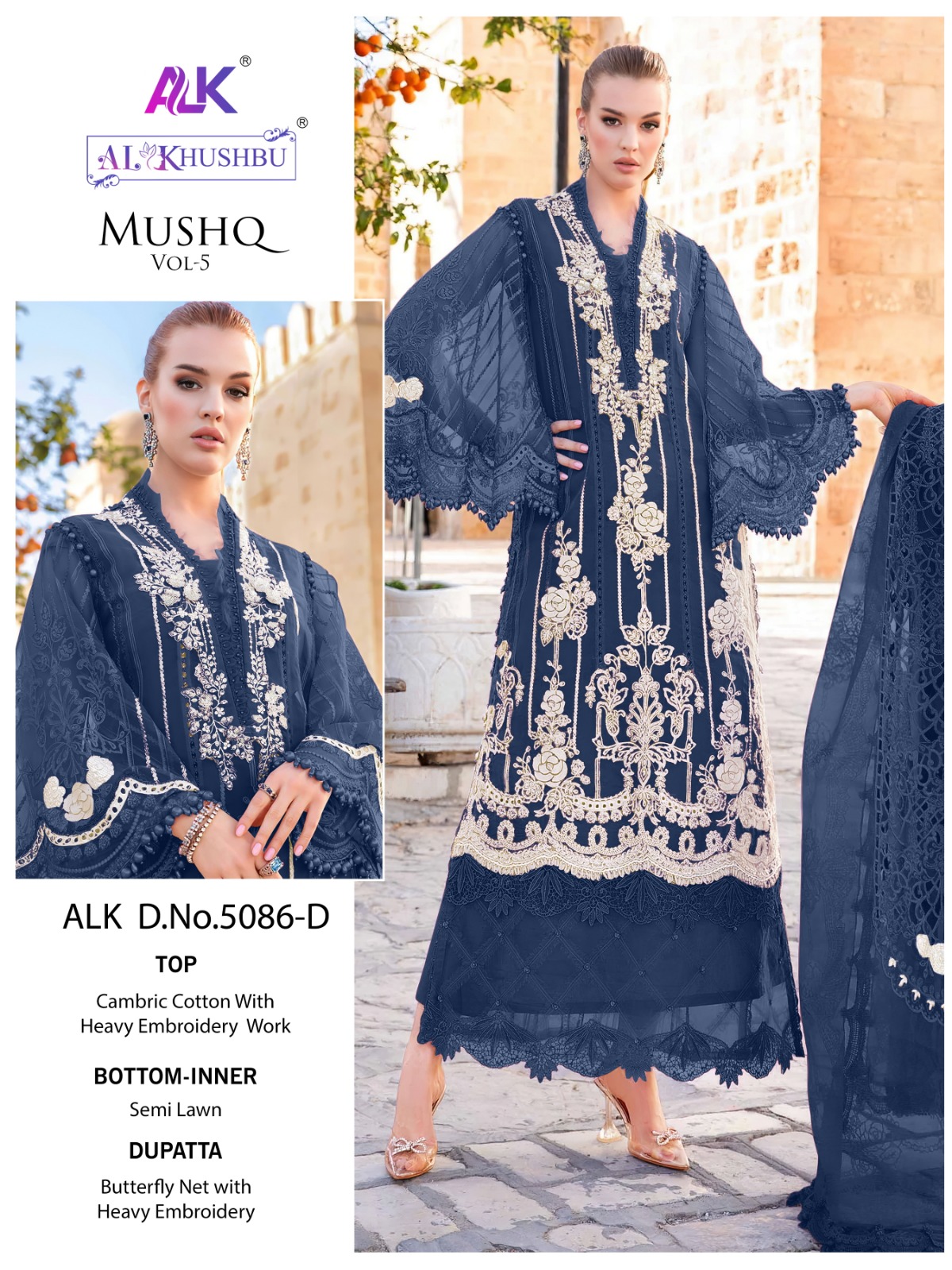 AL KHUSHBU ALK 5086 MUSHQ VOL 5 SUITS WHOLESALE