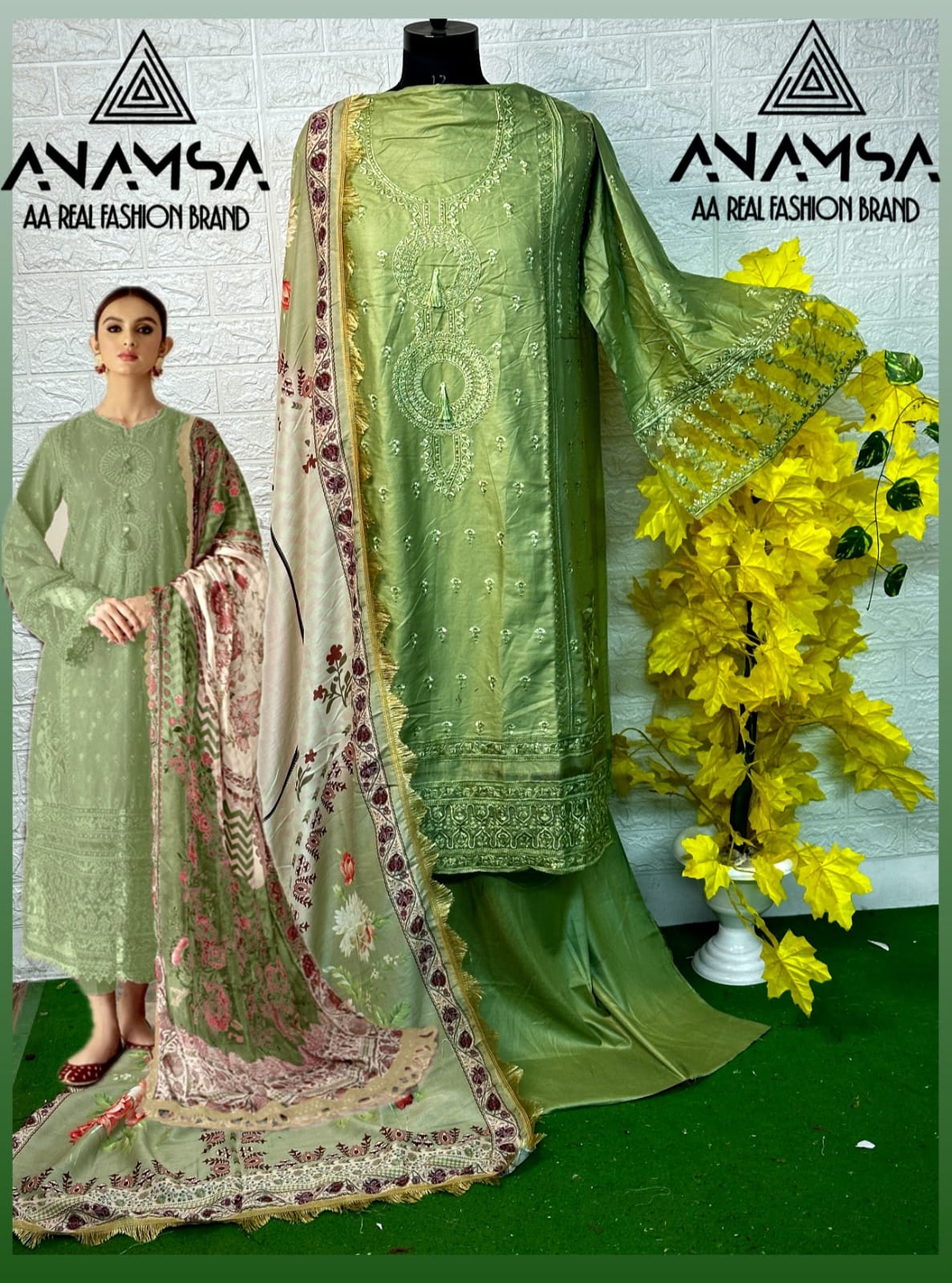 ANAMSA 445 A B C D SALWAR SUITS WHOLESALE