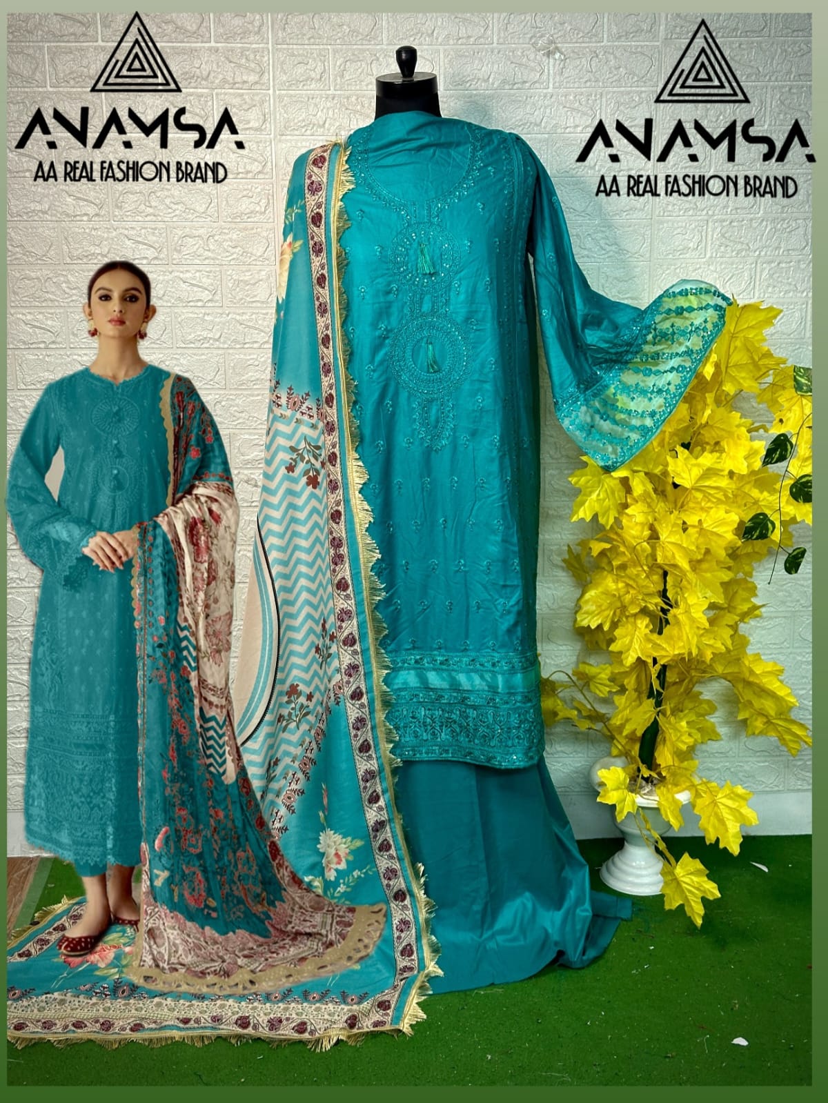 ANAMSA 445 A B C D SALWAR SUITS WHOLESALE