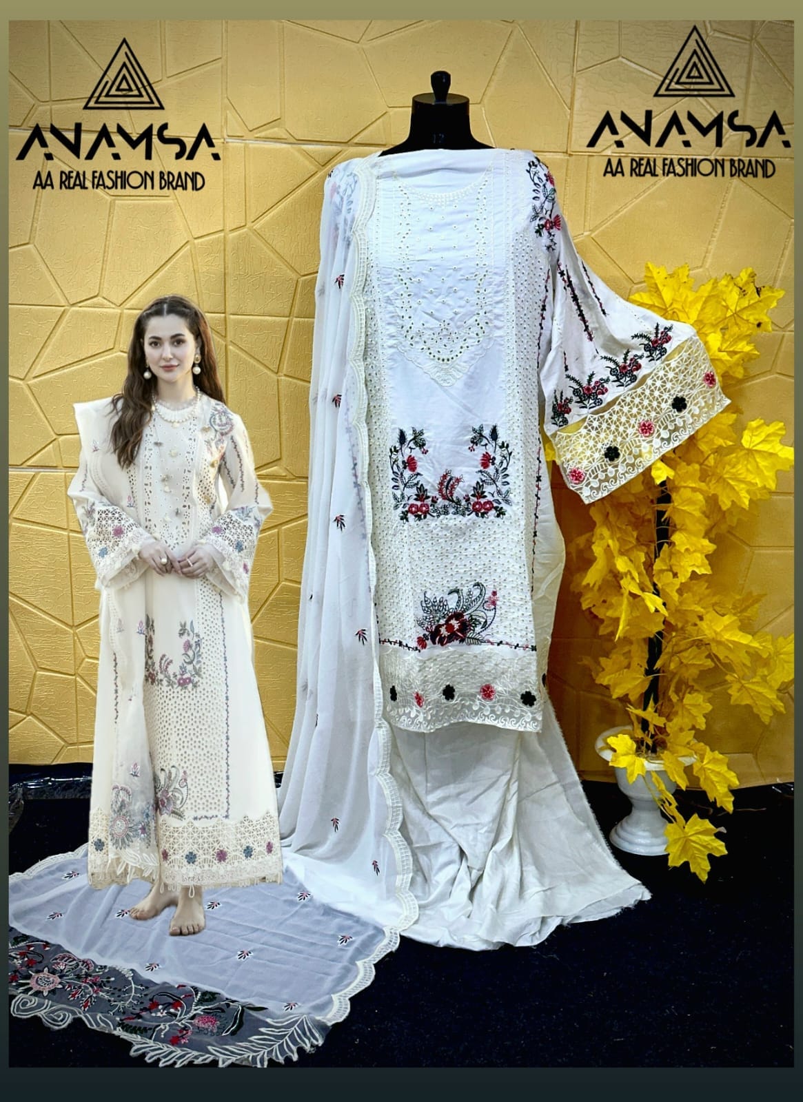 ANAMSA 460 PAKISTANI SALWAR SUITS IN INDIA