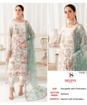 DEEPSY SUITS D 2002 PAKISTANI SUITS IN INDIA
