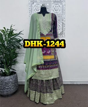 DHK 1244 B DESIGNER SALWAR SUITS WHOLESALE
