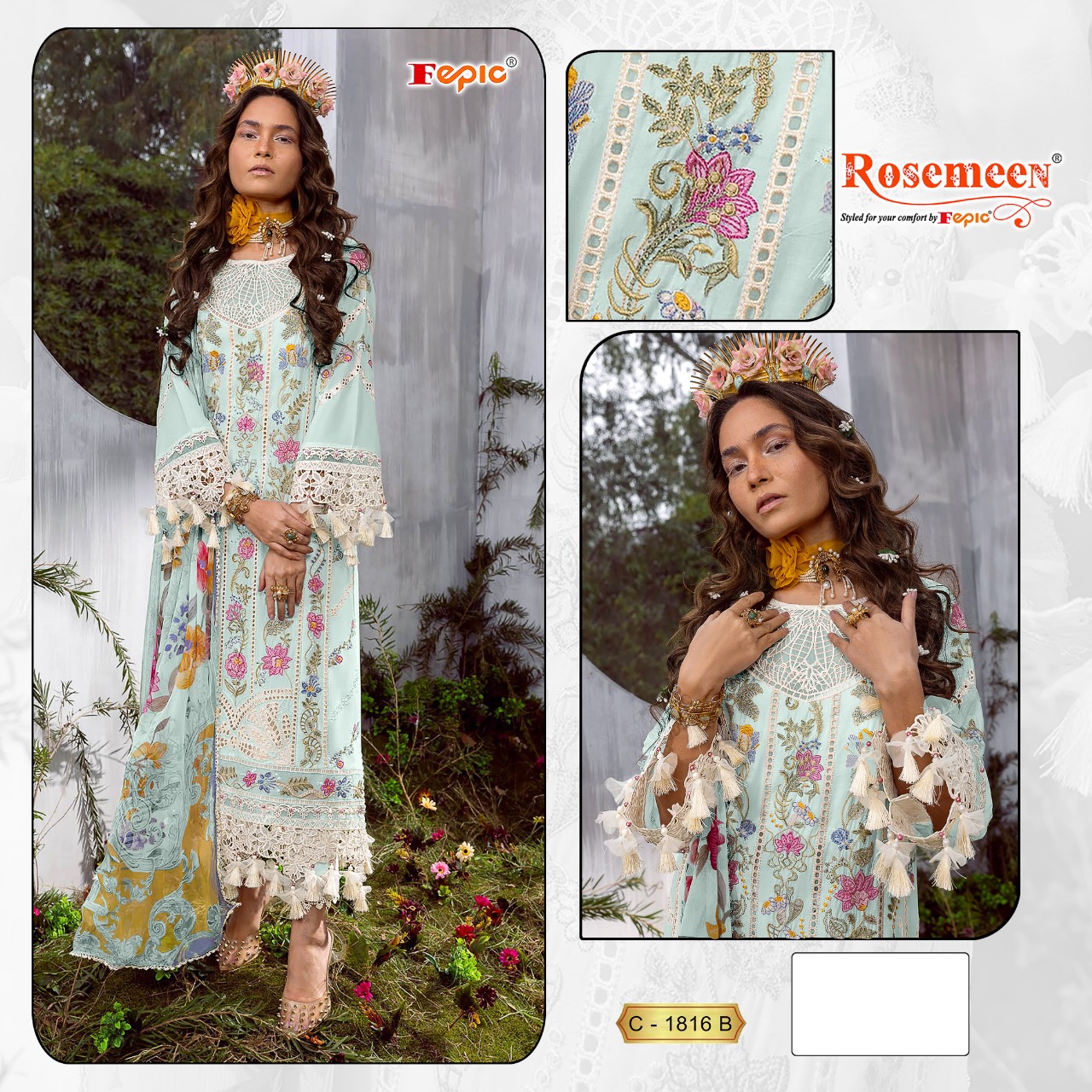 FEPIC C 1816 ROSEMEEN SALWAR SUITS WHOLESALE