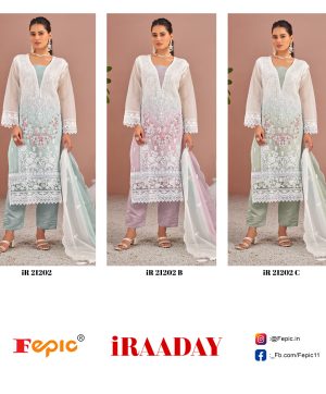 FEPIC IR 21202 IRAADAY PAKISTANI SUITS IN INDIA