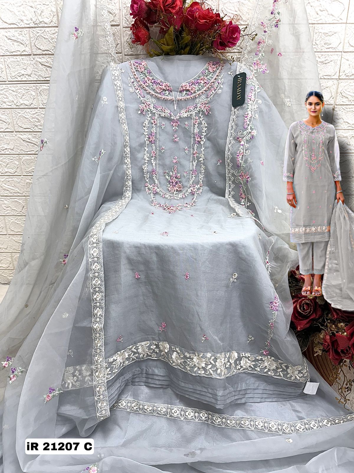 FEPIC IR 21207 IRAADAY PAKISTANI SUITS IN INDIA