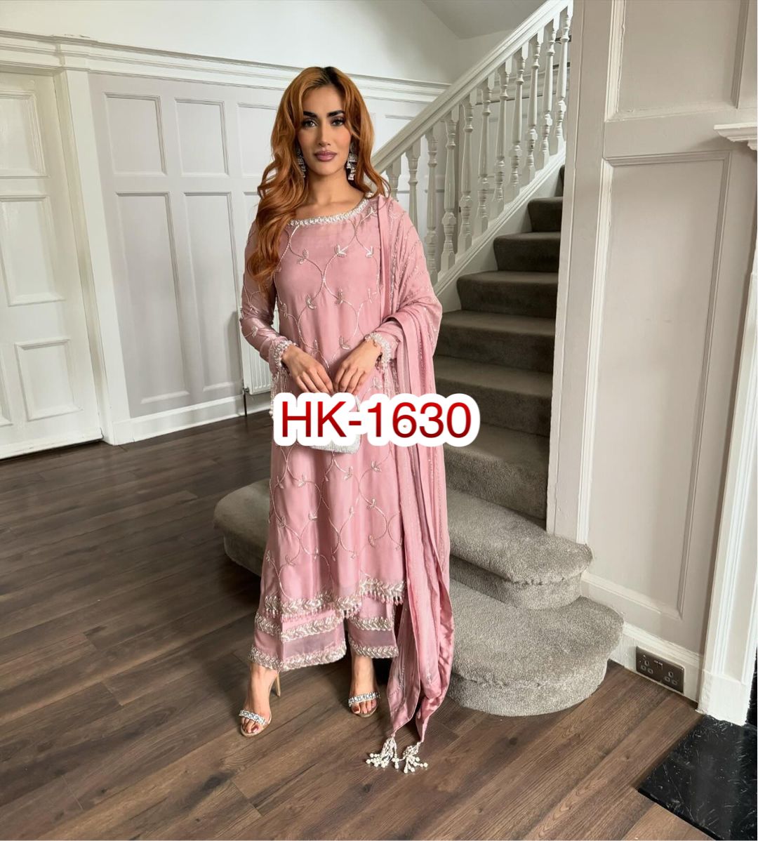 HK 1630 DESIGNER SALWAR SUITS WHOLESALE