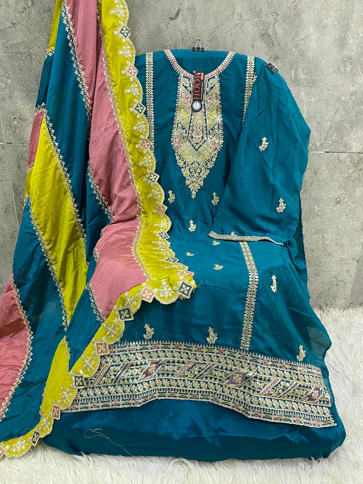 HOOR TEX H 257 C PAKISTANI SUITS IN INDIA