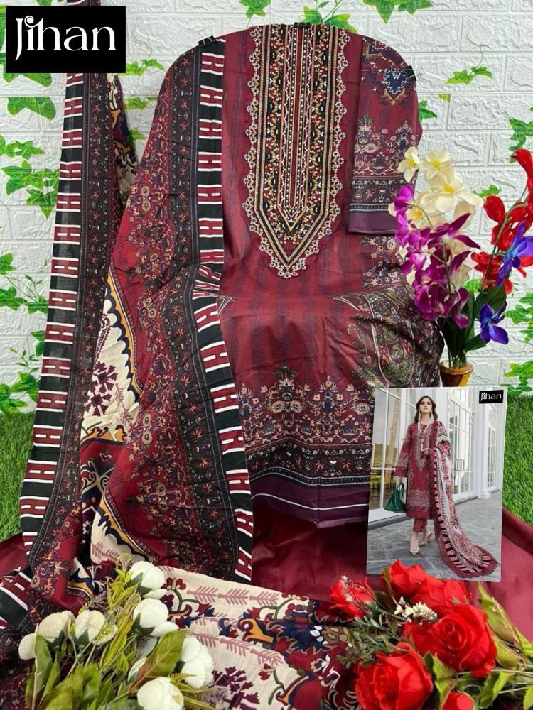 JIHAN 3368 PAKISTANI SUITS WHOLESALE IN INDIA