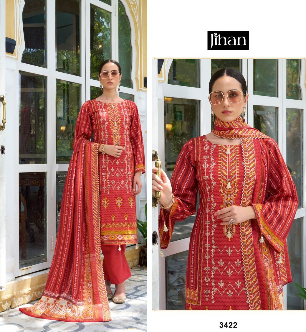 JIHAN 3422 BIN SAEED VOL 11 PAKISTANI SUITS